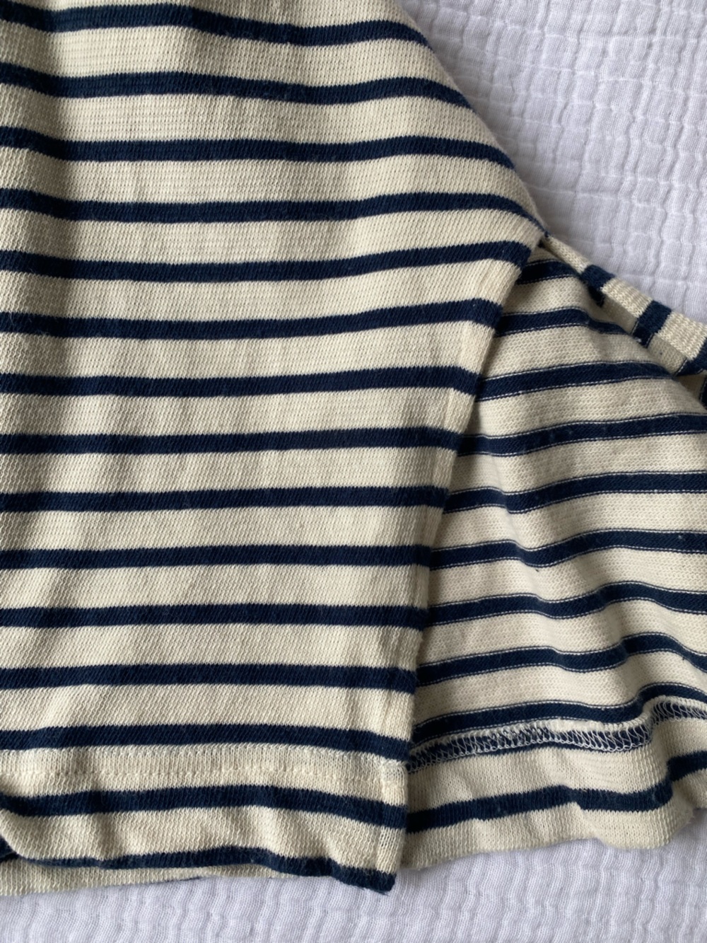 Apiece Apart | Elodie Tank Dress in Navy/Cream Stripe - Picture 13 of 15